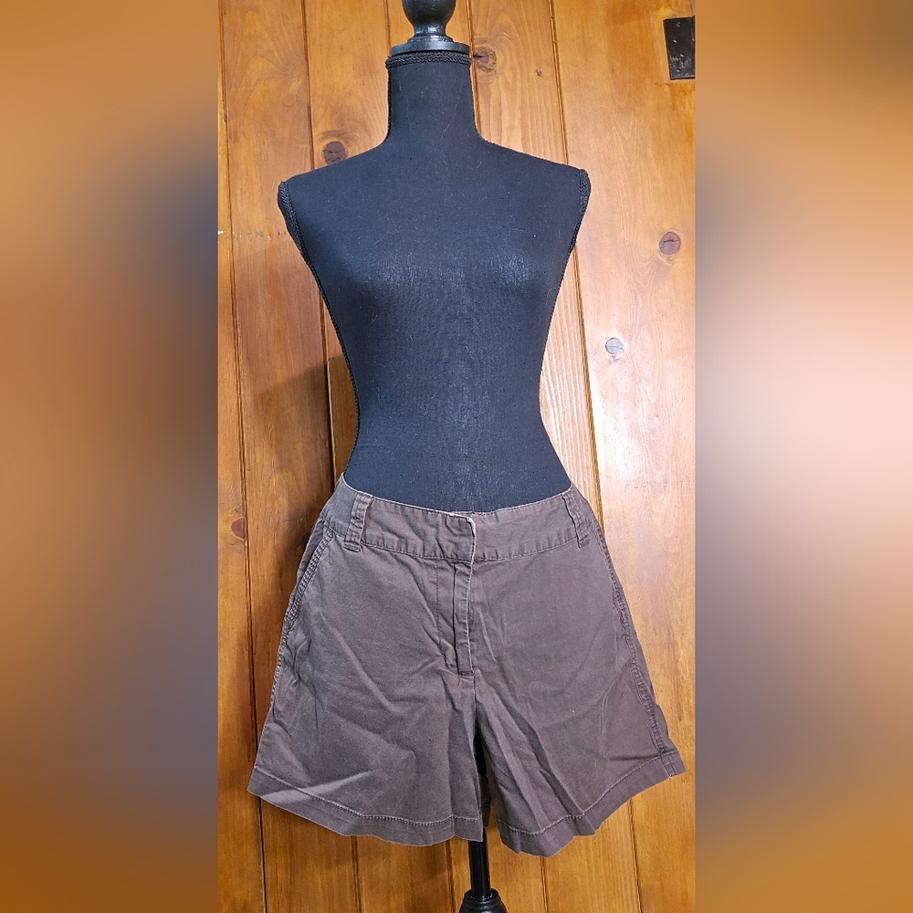 St. John's Bay Brown Cargo Shorts Versatile Cotton Blend